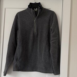 Old Navy Men's Gray Half-Zip Sweater